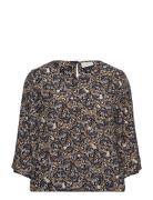 Kagrena Blouse Tops Blouses Long-sleeved Multi/patterned Kaffe