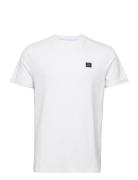 Basic Organic Tee Tops T-shirts Short-sleeved White Clean Cut Copenhag...
