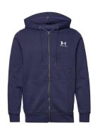 Ua Icon Fleece Fz Hood Sport Sweat-shirts & Hoodies Hoodies Blue Under...