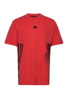 Future Icons 3-Stripes T-Shirt Sport T-shirts Short-sleeved Red Adidas...