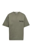 Cbsvea Ss Tee Tops T-shirts Short-sleeved Khaki Green Costbart