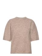 Alphagz Tee Noos Tops Knitwear Jumpers Beige Gestuz