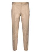 Slhcomfort-Gibson Cotton Trs B Bottoms Trousers Formal Beige Selected ...