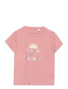 Nbfhessa Ss Top Tops T-shirts Short-sleeved Pink Name It