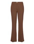 Clara 085 Amber Melange Bottoms Trousers Suitpants Brown FIVEUNITS
