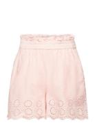 Shorts Embroidery Bottoms Shorts Pink Creamie
