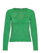 Enlaura Ls Tee 6960 Tops T-shirts & Tops Long-sleeved Green Envii