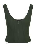 Fenayagz Top Tops T-shirts & Tops Sleeveless Khaki Green Gestuz