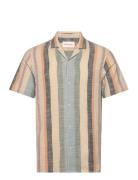 Short-Sleeved Cuban Shirt Tops Shirts Short-sleeved Green Revolution