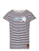 Hujedamej T-Shirt Tops T-shirts Short-sleeved Multi/patterned Martinex