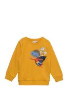 Nmmluk Sweat Box Bru Tops Sweat-shirts & Hoodies Sweat-shirts Yellow N...