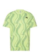 Club Graphic Tee Sport T-shirts Short-sleeved Green Adidas Performance
