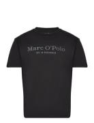 T-Shirts Short Sleeve Tops T-shirts Short-sleeved Black Marc O'Polo