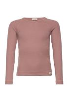 Base Tee Ls Tops T-shirts Long-sleeved T-shirts Pink MarMar Copenhagen