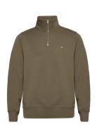 Reg Shield Half Zip Sweat Tops Sweat-shirts & Hoodies Sweat-shirts Gre...