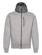 Bowman Insulated Zip Hood Sport Sweat-shirts & Hoodies Hoodies Grey Sa...