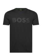 Tee Active Sport T-shirts Short-sleeved Black BOSS