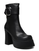 Siren Bootie Shoes Boots Ankle Boots Ankle Boots With Heel Black Steve...