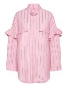 Flowercras Shirt Tops Shirts Long-sleeved Pink Cras
