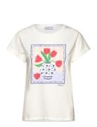Top Nell Tops T-shirts & Tops Short-sleeved White Lindex
