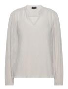 Lr-Emma Tops Blouses Long-sleeved Beige Levete Room