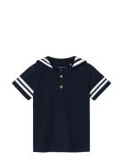 Nmmdecan Ss Top Tops T-shirts Short-sleeved Navy Name It
