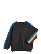 Rainbow Stripe Sweatshirt Tops Sweat-shirts & Hoodies Sweat-shirts Bla...