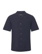 Maemerson Tops Shirts Short-sleeved Navy Matinique