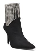 Influx Bootie Shoes Boots Ankle Boots Ankle Boots With Heel Black Stev...