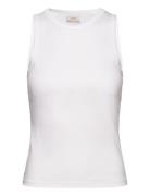 Tank Top Ebba Tops T-shirts & Tops Sleeveless White Lindex