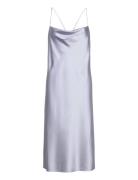 Draped Slip Dress Designers Knee-length & Midi Blue Filippa K