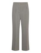 D6Fynn Tailored Pants Bottoms Trousers Straight Leg Grey Dante6