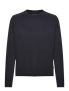 Freya Cotton/Cashmere Sweater Tops Knitwear Jumpers Navy Lexington Clo...
