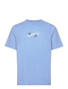 Bobby Flowers T-Shirt Gots Designers T-shirts Short-sleeved Blue Wood ...
