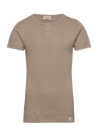 Tee Ss Tops T-shirts Short-sleeved Brown MarMar Copenhagen