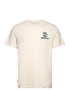 Short Sleeve Back Logo Graphic Tee Undyed Designers T-shirts Short-sle...