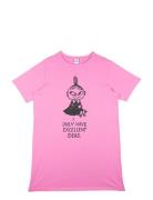 Ideas Nightgown Tops T-shirts Short-sleeved Pink Martinex