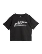 M Rodini Sport Sp Ss Tee Tops T-shirts Short-sleeved Black Mini Rodini