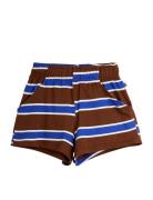 Stripe Aop Shorts Bottoms Shorts Multi/patterned Mini Rodini