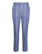 Classic Lady - Linen Stripe Bottoms Trousers Suitpants Blue Day Birger...
