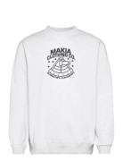 Sextant Sweatshirt Tops Sweat-shirts & Hoodies Sweat-shirts Grey Makia
