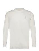 Core Long-T Tops T-shirts Long-sleeved White On