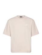 Cameron Loose Tee Designers T-shirts Short-sleeved Cream J. Lindeberg