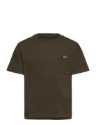 Helier Jersey Ss Sport T-shirts Short-sleeved Khaki Green Converse