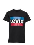 Levi's® Long Sleeve Graphic Tee Shirt Tops T-shirts Short-sleeved Blue...