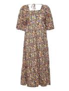 Baldrun Dress Knelang Kjole Multi/patterned EDITED