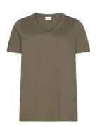 Carbonnie Life S/S V-Neck A-Shape Tee Tops T-shirts & Tops Short-sleev...