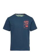 Villi T K Sport T-shirts Short-sleeved Navy Jack Wolfskin