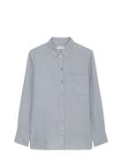 Shirts/Blouses Long Sleeve Tops Shirts Long-sleeved Grey Marc O'Polo
