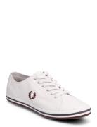 Kingston Twill Lave Sneakers White Fred Perry